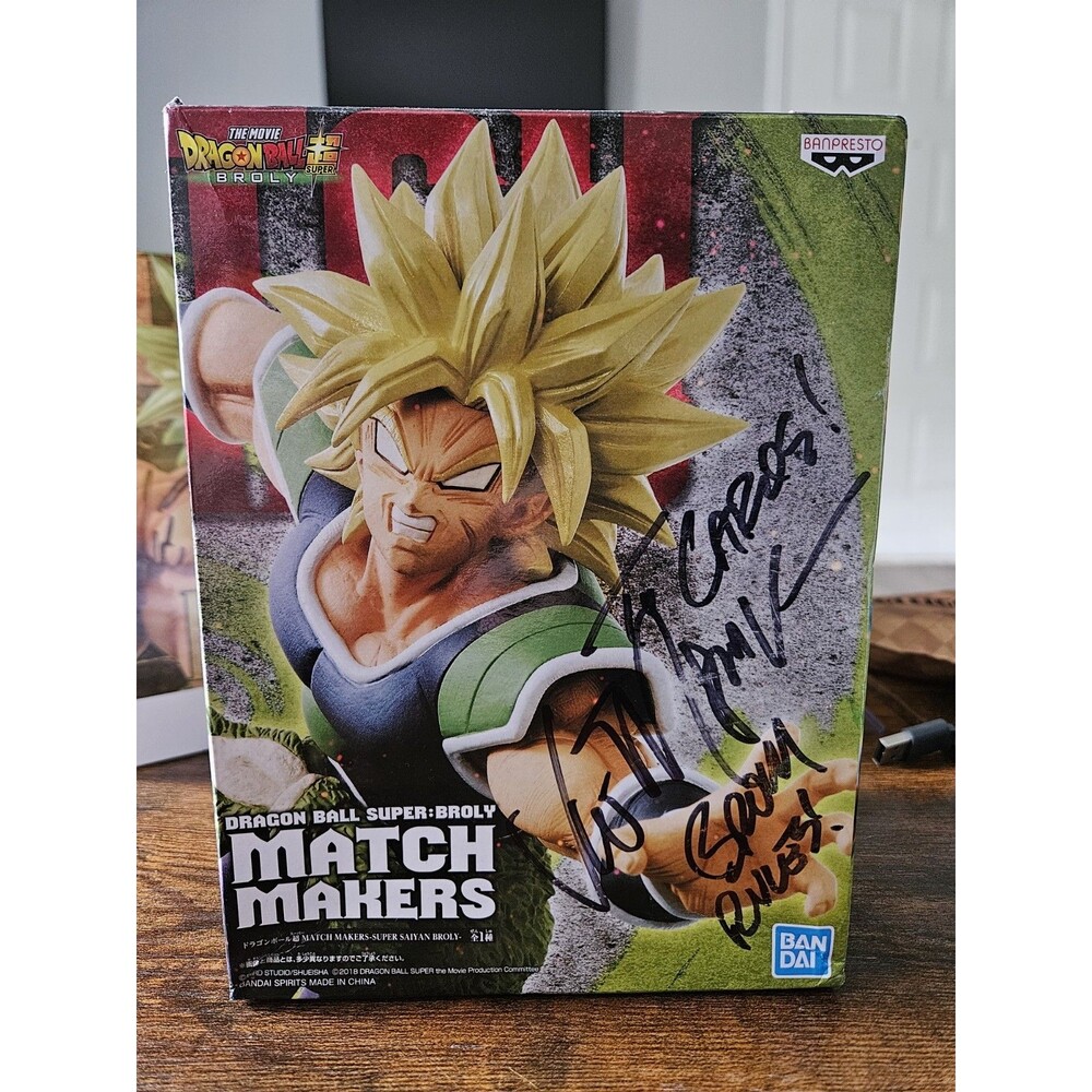 SIGNED Movie Dragon Ball Super Super Saiyan Broly Full Power Banpresto New